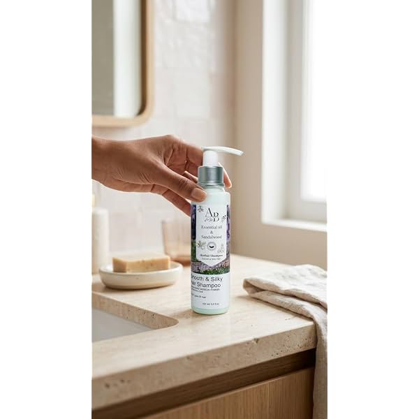Herbal Shampoo with Essential Oil & Sandalwood, 100ml