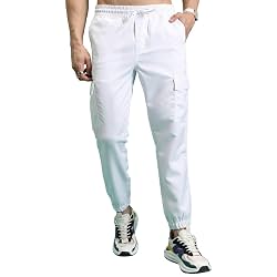 Highlander Men's Cargo Jogger Trousers| Utility Pockets | Trouser for Men | Men Trousers