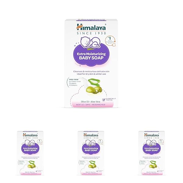 Himalaya Extra Moisturizing Baby Soap for Dry Skin