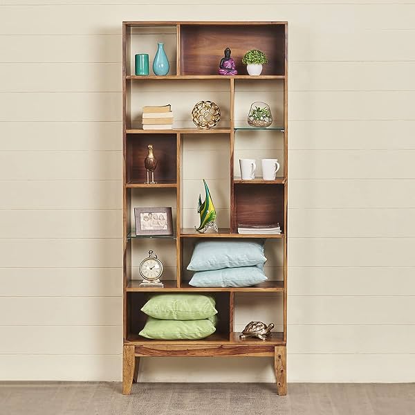 Home Centre Sheesham Wood Book Shelf