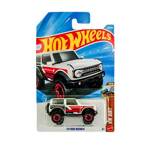Hot Wheels 21 Ford Bronco HW Hot Trucks Ages 3 and Up By Small CLAP (Grey)