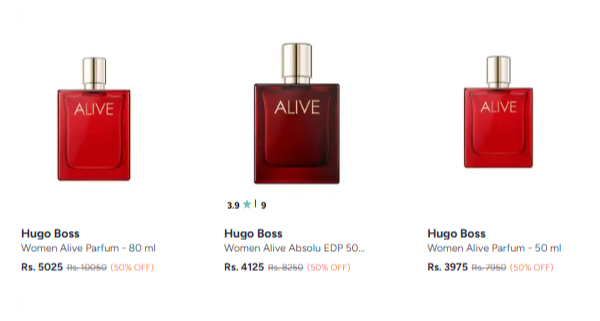 Hugo Boss Perfume at up to 50% Discount