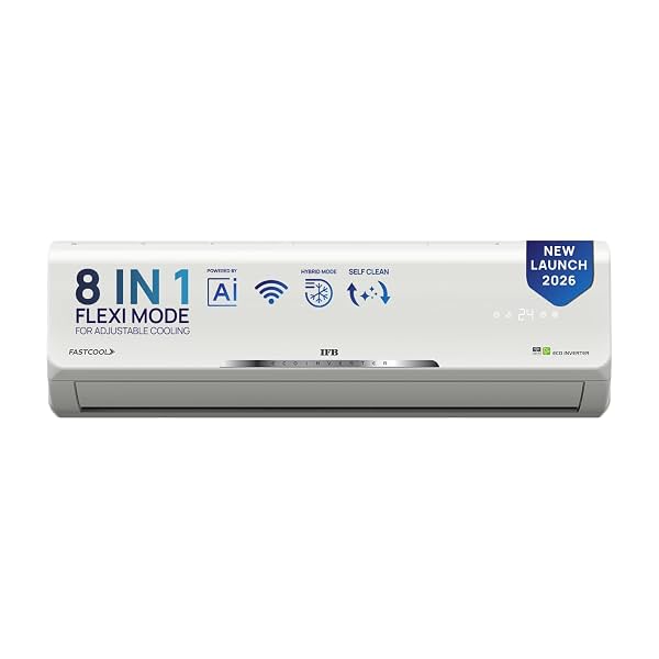 IFB 1.5 Ton 5Star AI Powered Inverter Split Air Conditioner with Inbuilt WiFi