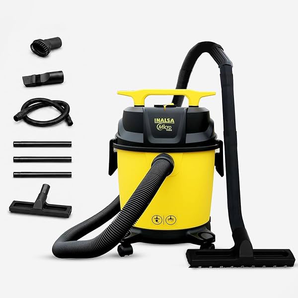INALSA Wet and Dry Vacuum Cleaner for Home,10 LTR Capacity,1200 W