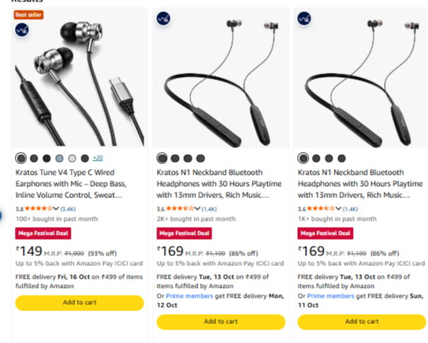 In-Ear at minimum 67% Discount