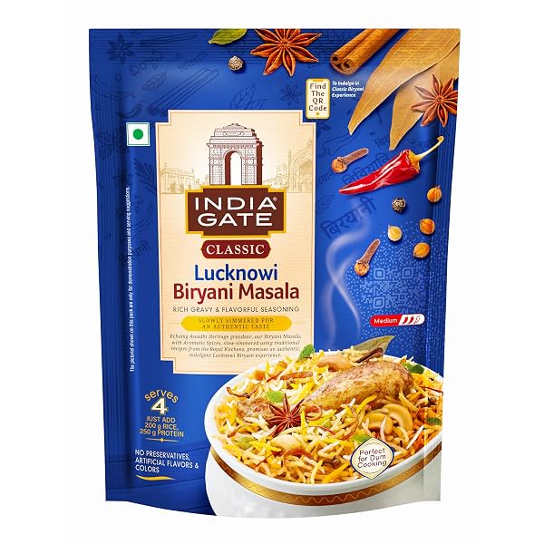 India Gate Lucknowi Classic Biryani Masala 120 gram