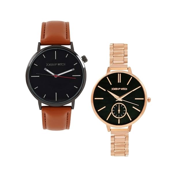 Joker & Witch Dew Drop & Diamond Couple Watches