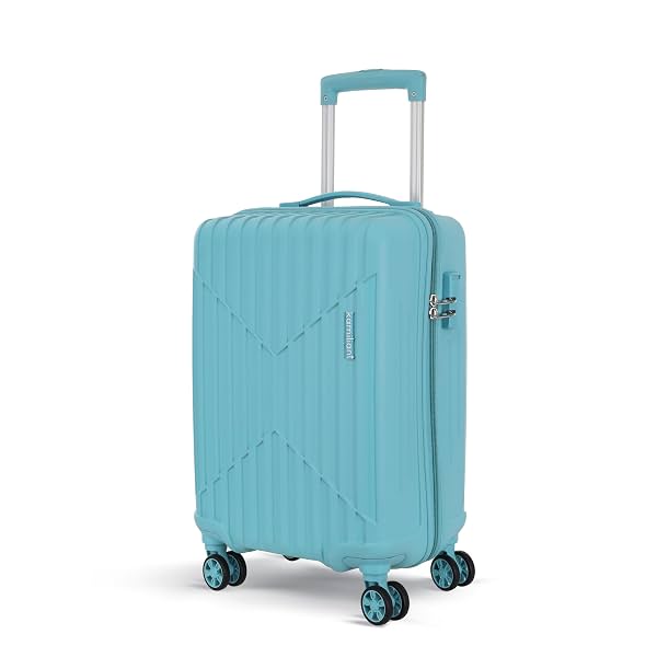 KAMILIANT by American Tourister Savvy | Cabin Trolley Bag Small Size (55 cms) for Travel| Hard Case Polypropylene (PP) S