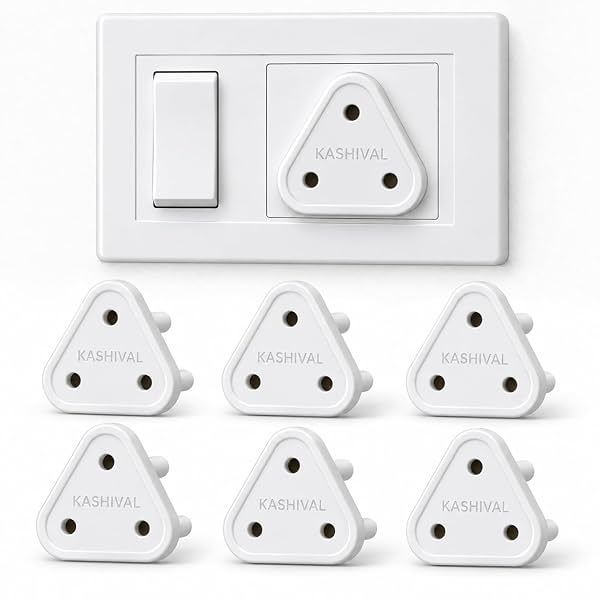 KASHIVAL Baby Safety Socket Plug Covers Child Proof Electrical Outlet Protectors