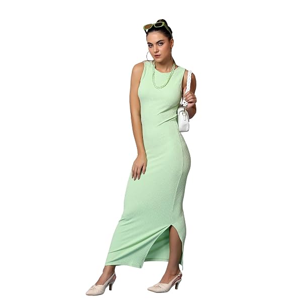 KOTTY Women's Trendy Threads Halo Bliss Green Dress