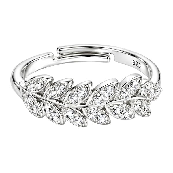KYAT 925 Sterling Silver Adjustable Ring