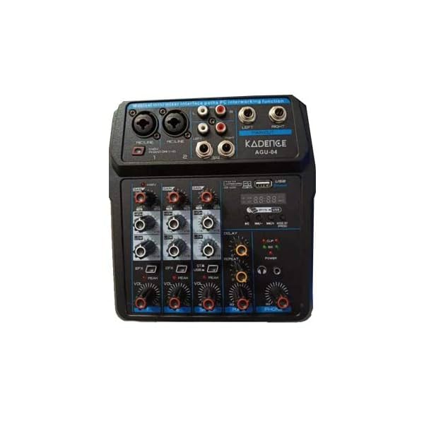 Kadence AGU04 4 Channel Analog Mixer with Effect