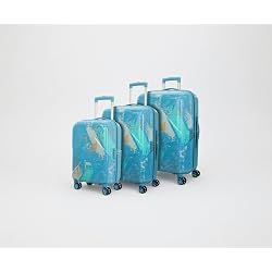 Kamiliant by American Tourister ATHER | Printed Trolley Bag Set of 3 (55+68+79 cms) for Trave