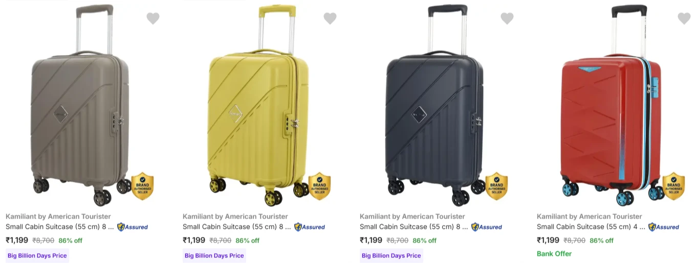 Kamiliant by American Tourister Luggage upto 86% discount
