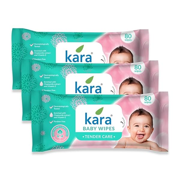 Kara Tender Care Baby Wipes Pack