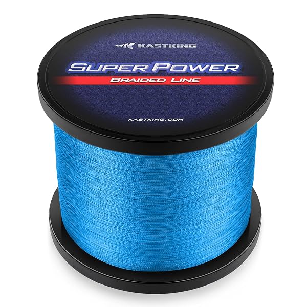 KastKing Superpower Braid Fishing Line, Ocean Blue, 6LB/0.07mm/(300M/327 Yds)