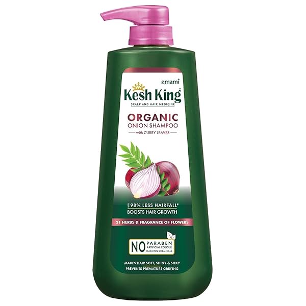 Kesh King Organic Onion Hair Fall Shampoo (600ml)