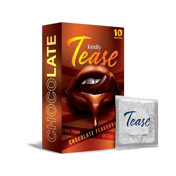 Kindly Tease Ultra Thin Chocolate Flavour Condoms Pack