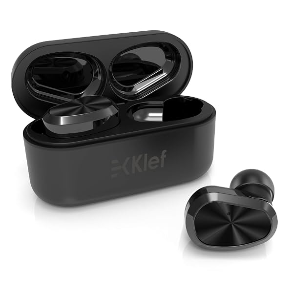 Klef TWS IPX7 Waterproof Bluetooth 5.0 Earphones (Matt Black)