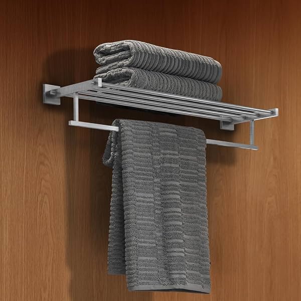 Kohler Multipurpose Stainless Steel Towel Rack (650L x 203W x 113H mm)