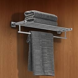 Kohler Multipurpose Stainless Steel Towel Rack (650L x 203W x 113H mm)
