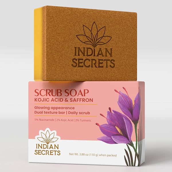 Kojic Acid & Saffron Detan Scrub Soap