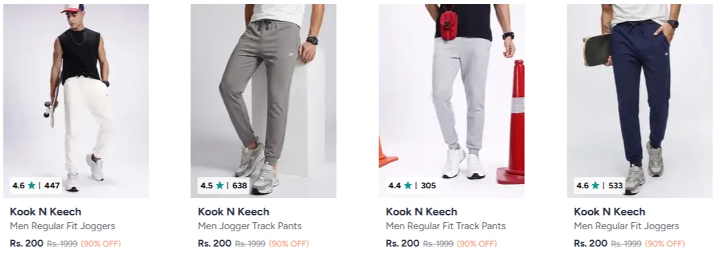 Kook N Keech Clothings & Apparels at minimum 90% Discount