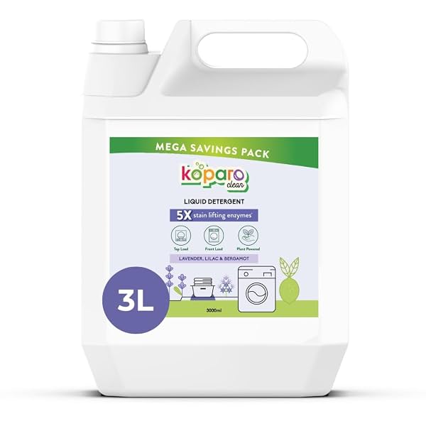 Koparo Liquid Detergent | 3 Litre | Top Load & Front Load Washing Machine Liquid