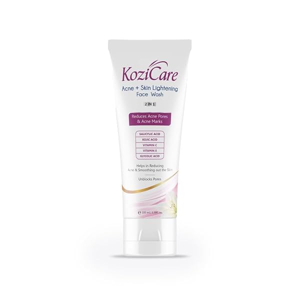 Kozicare Kojic Acid Face Wash with 2% Salicylic Acid and Glycolic Acid for Acne