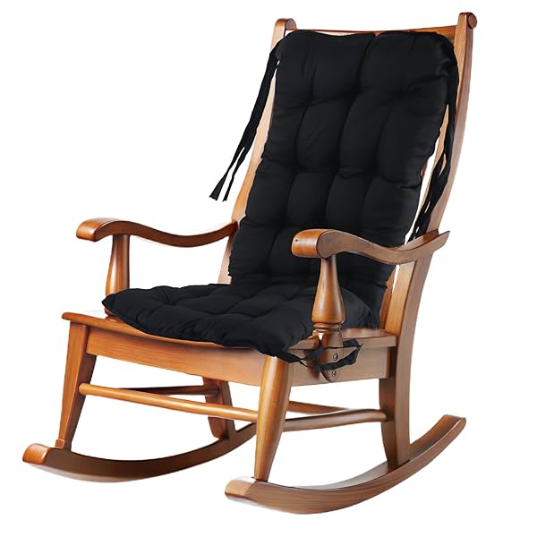 Kuber Industries Chair Cushions for Sitting | 18x48 Inch - Super Comfy Long Rocking Chairs Cushion | Chair Pad for Home,