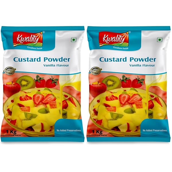 Kwality Custard Powder 1kg (Pack of 2)
