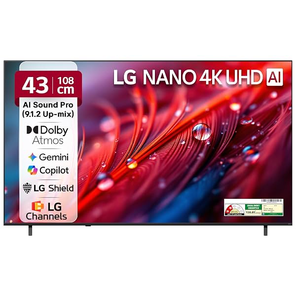 LG 108 cms (43 inches) NU87 AI Series Nano 4K Ultra HD