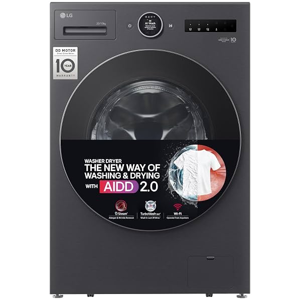 LG 20 Kg(Wash)/10 Kg(Dry), AI DD Technology