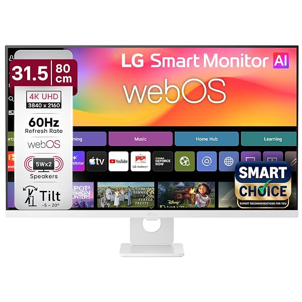 LG 32U721SB Smartchoice 80 cm (31.5 Inch) UHD (3840 x 2160) Smart Monitor