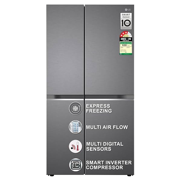 LG Smart Choice 790 L, 3 Star, Frost-Free, Double Door, Wi-Fi Convertible