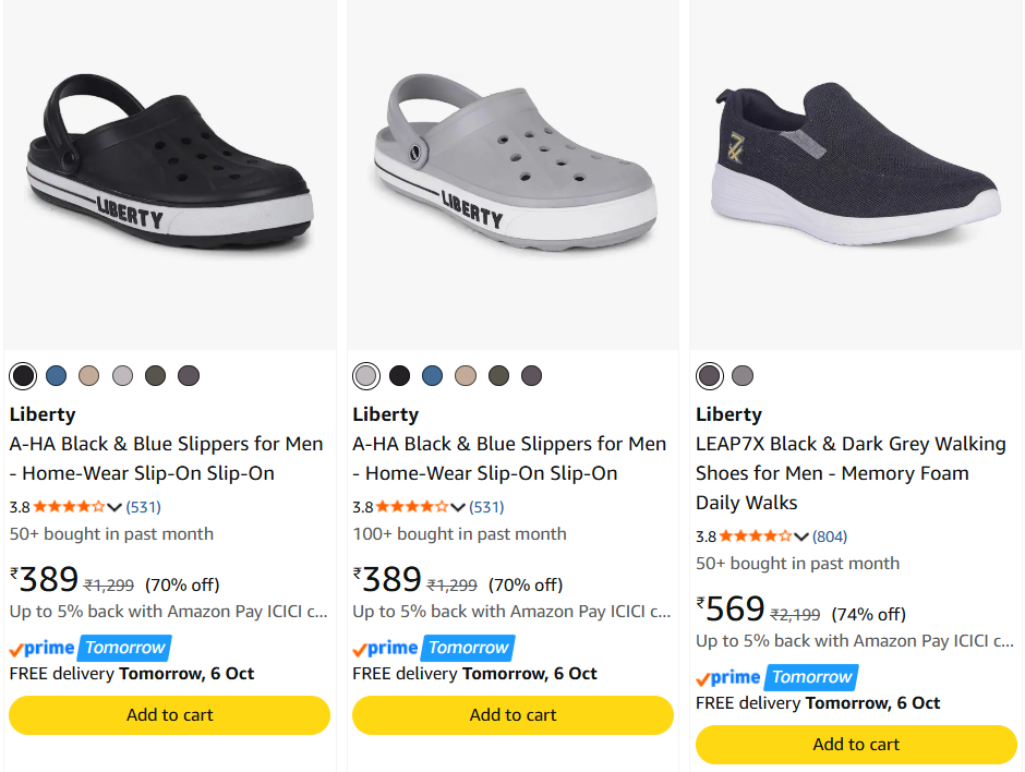 LIBERTY at minimum 65% Discount