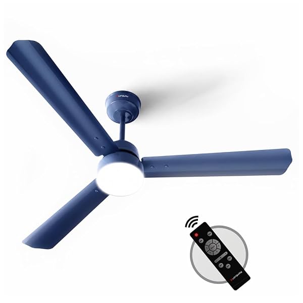 LONGWAY Luminair 1200 mm BLDC Ceiling Fan with Remote Control & LED Light
