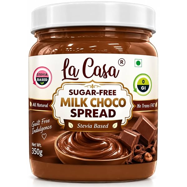 La Casa Sugar-Free Milk Chocolate Spread 350grams