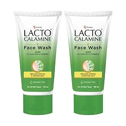 Lacto Calamine Neem Face Wash With Aloe Vera & Turmeric 150ml each- Pack of 2