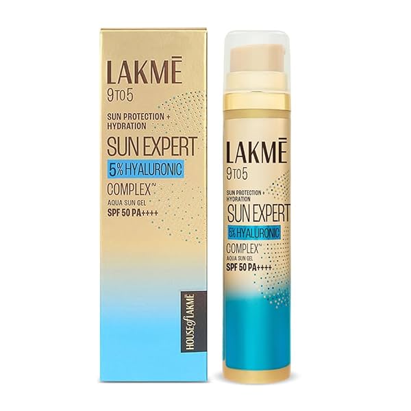 Lakmē Sun Expert 1% Hyaluronic water-light Sunscreen gel SPF 50 Pa++++