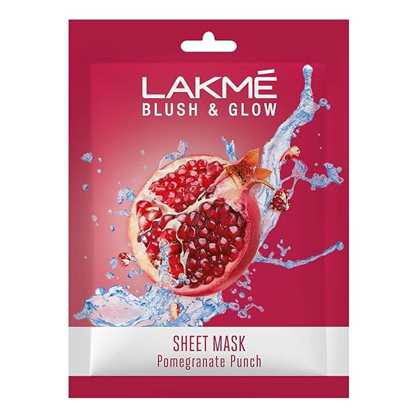 Lakme Blush & Glow Pomegranate Sheet Mask|| 25 ml