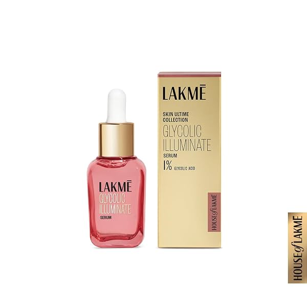 Lakme Glycolic Illuminate Serum 15 ml| 1% Glycolic Acid Reduces Dullness