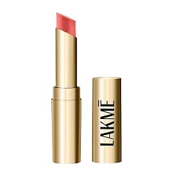 Lakme Unreal 3D Slim Bullet, Matte Lipstick, Lightweight shine, Nude Pop, 3.6g
