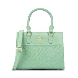 Lavie Women's Bot Neline Solid Satchel Bag for Women | Satchel Handbag for Work