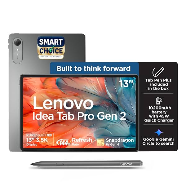 Lenovo Idea Tab Pro Gen 2 with Pen Plus {Smartchoice} 13" Display