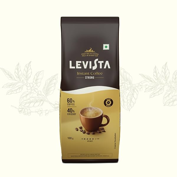 Levista Strong Instant Coffee (100 Gram Pouch)
