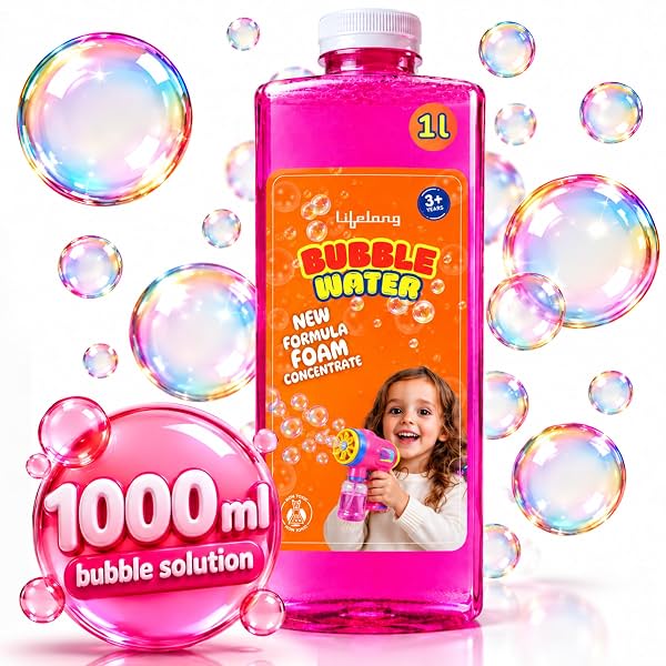 Lifelong Bubble Solution 1000 ML Big Liquid Refill