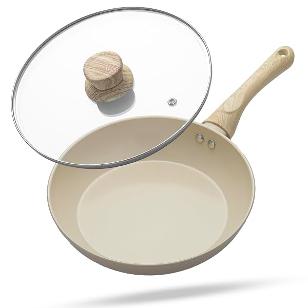 Lifelong Forged Fry Pan with Glass Lid 24 cm 1.8 Litre