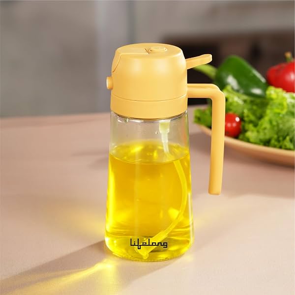 Lifelong Glass Dispenser Bottle | Spray Bottle for Cooking
