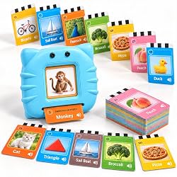 Lifelong Talking Flash Cards with 122 Dual Side Audio Cards & Type C Rechargeable Device